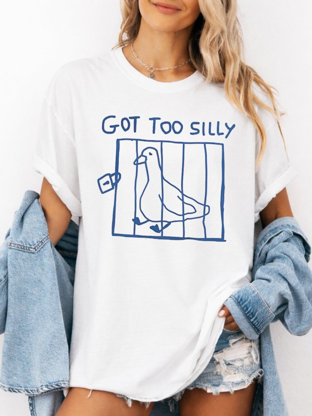 Got Too Silly Funny Goose Meme Shirt